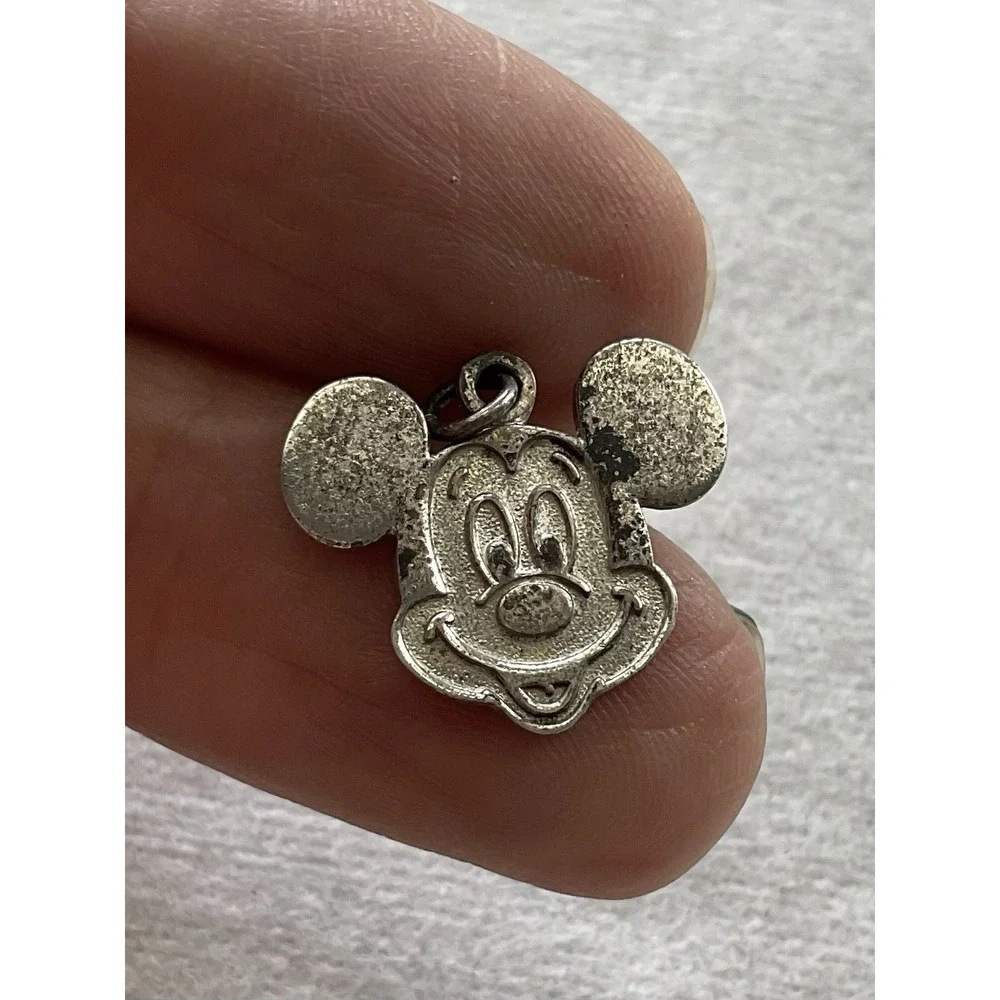 vintage sterling silver Walt Disney Productions Mickey Mouse charm
